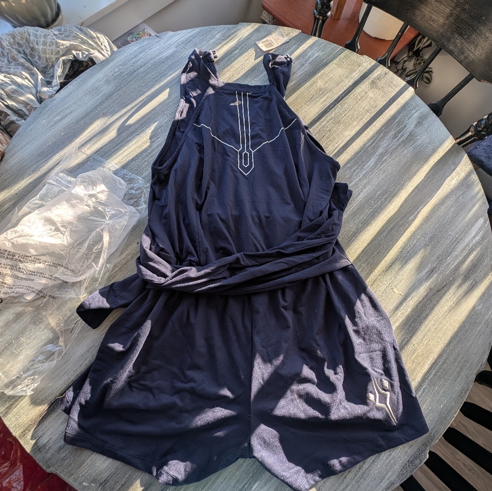 Navy Blue Sleeveless Dress Star Wars  Asoka